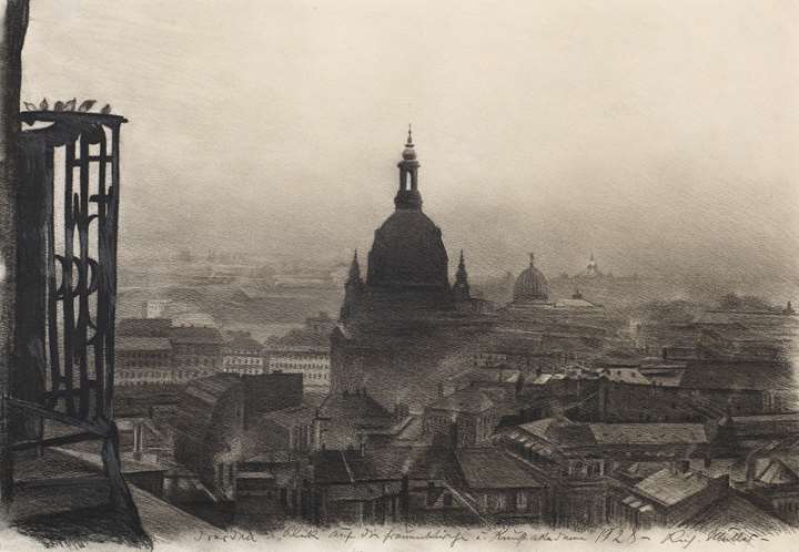 The Frauenkirche, Dresden, 1928